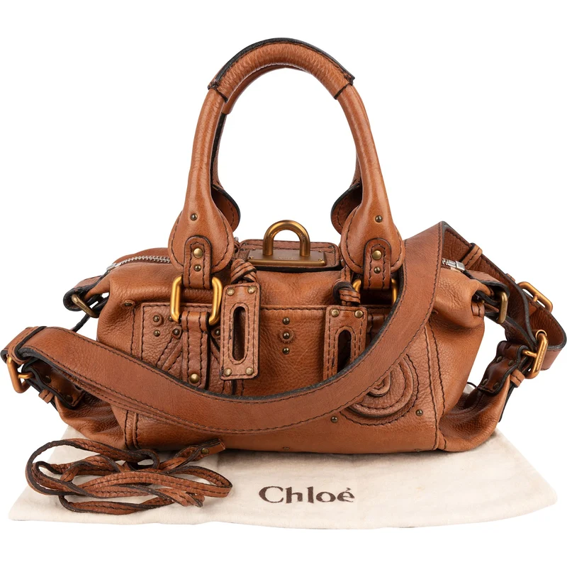 Chloé Leather Paddington Satchel Shoulder Bag