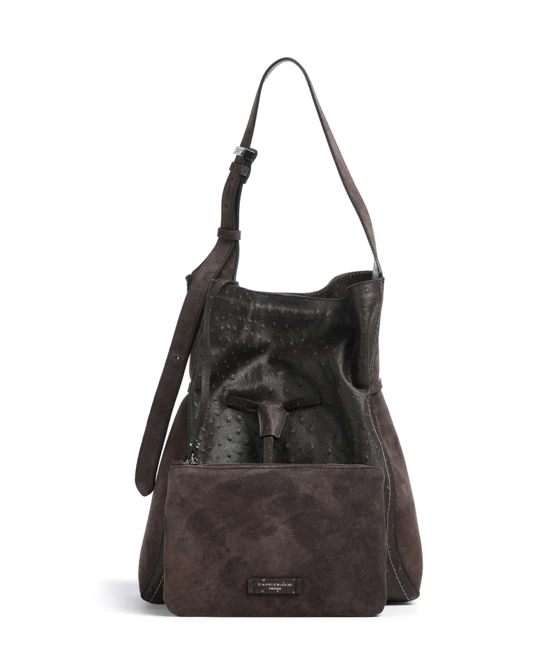 Gianni Chiarini Sienna Bucket Handtasche espresso