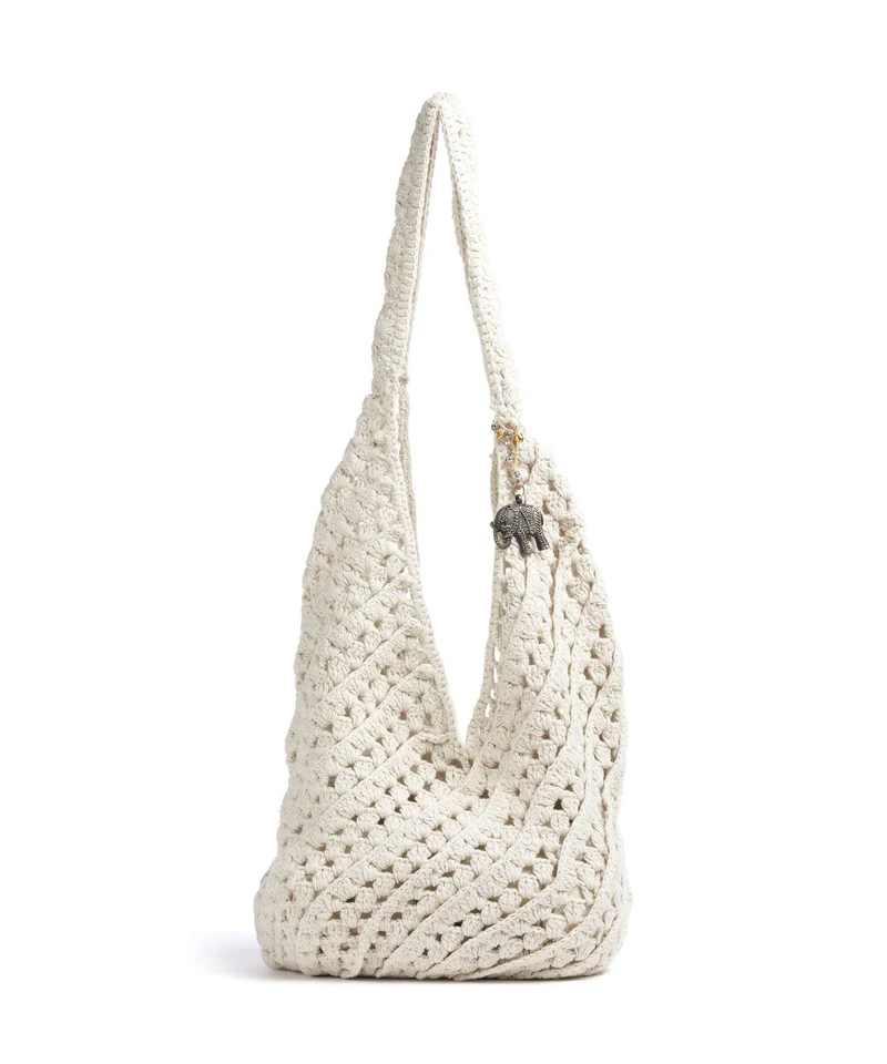 Anokhi Beuteltasche white