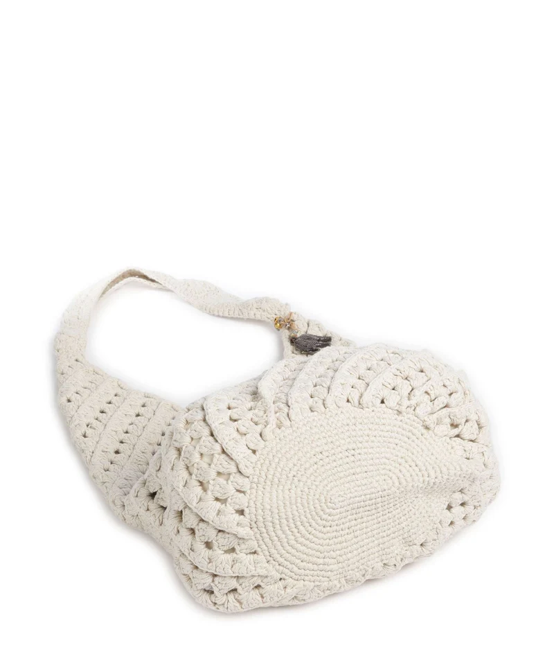 Anokhi Beuteltasche white