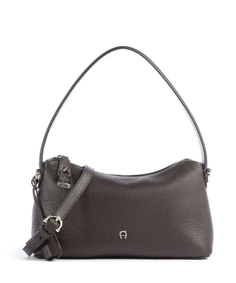 Aigner Delia S Schultertasche soil brown