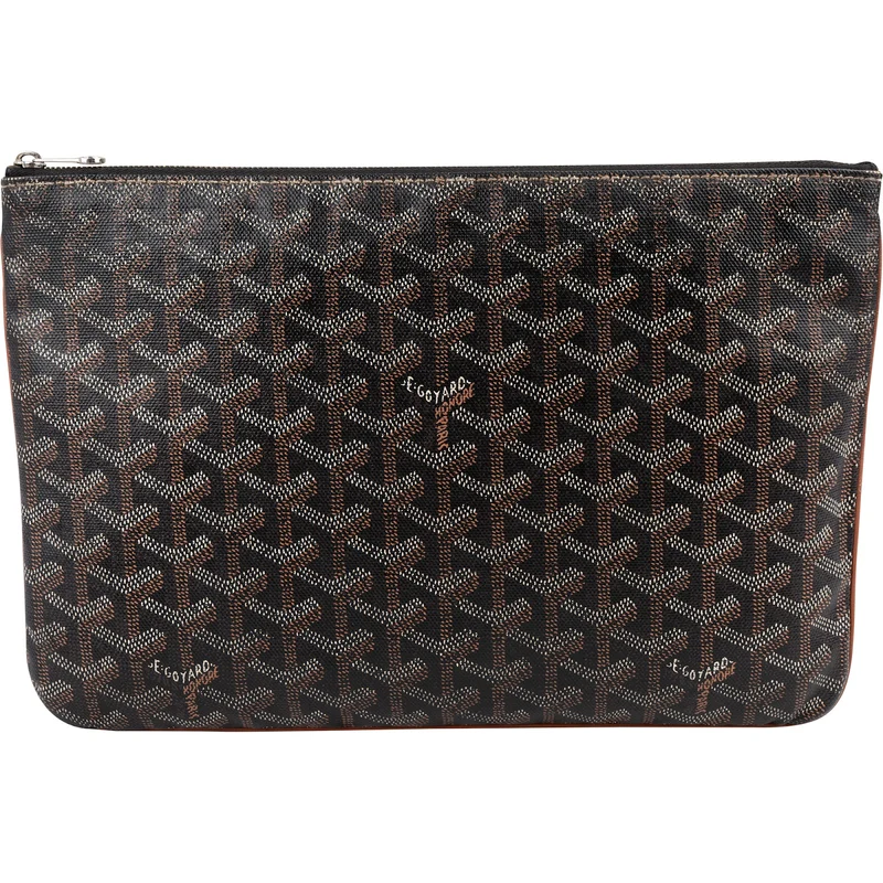 Goyard Goyardine Monogram Senat PM Clutch