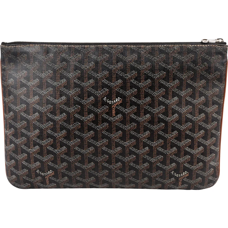 Goyard Goyardine Monogram Senat PM Clutch