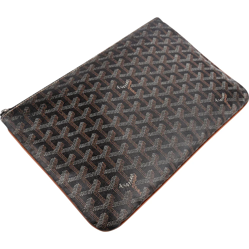 Goyard Goyardine Monogram Senat PM Clutch