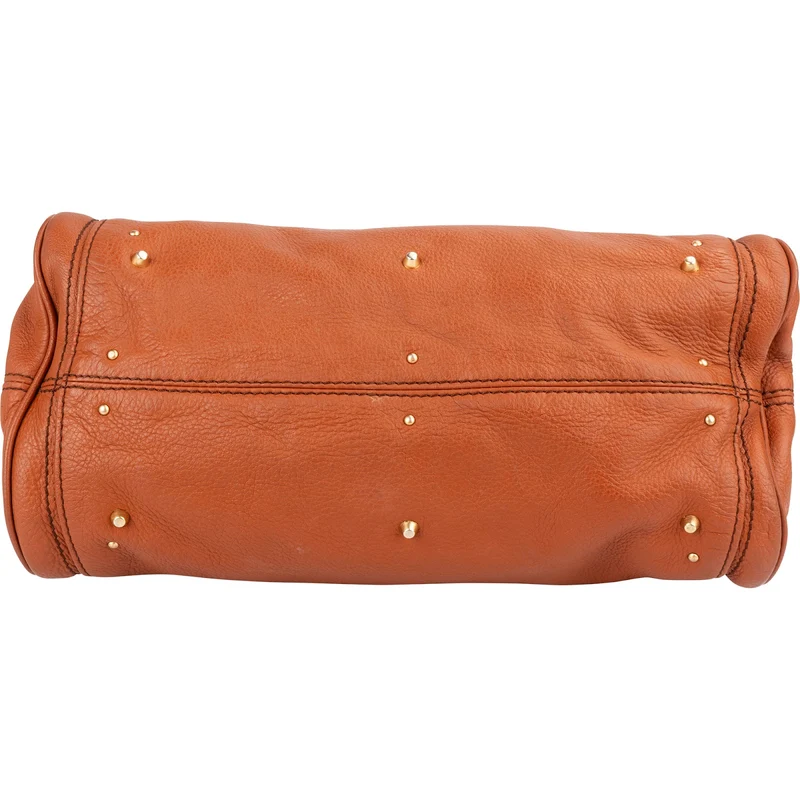 Chloé Grained Leather Paddington Satchel Handbag