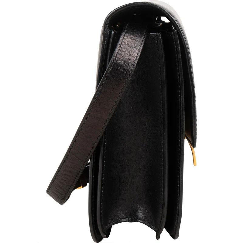 Celine Boxcalf Leather Seesaw Lock Triomphe Classic Box Crossbody Bag