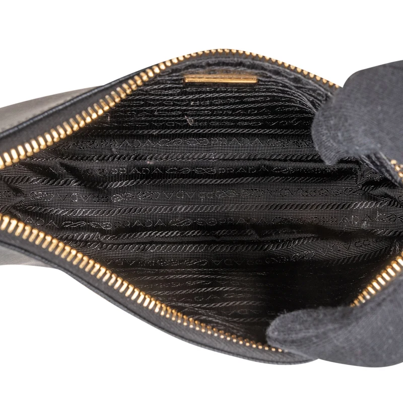 Prada Saffiano Leather Triangle Re-Edition 2005 Shoulder Bag