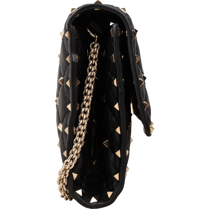 Valentino Garavani Quilted Leather Rockstud Spike Chain Crossbody Bag