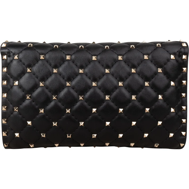 Valentino Garavani Quilted Leather Rockstud Spike Chain Crossbody Bag