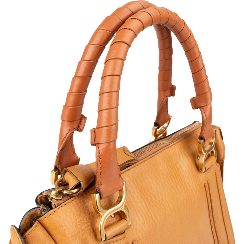 Chloé Brown Leather Marcie Handbag