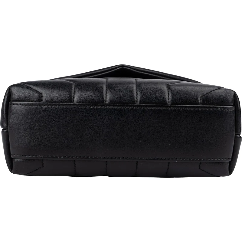 Saint Laurent Quilted Leather Loulou Toy Crossbody Bag