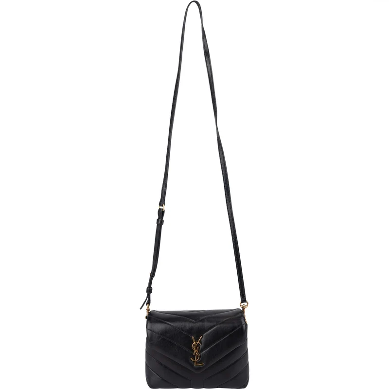 Saint Laurent Quilted Leather Loulou Toy Crossbody Bag