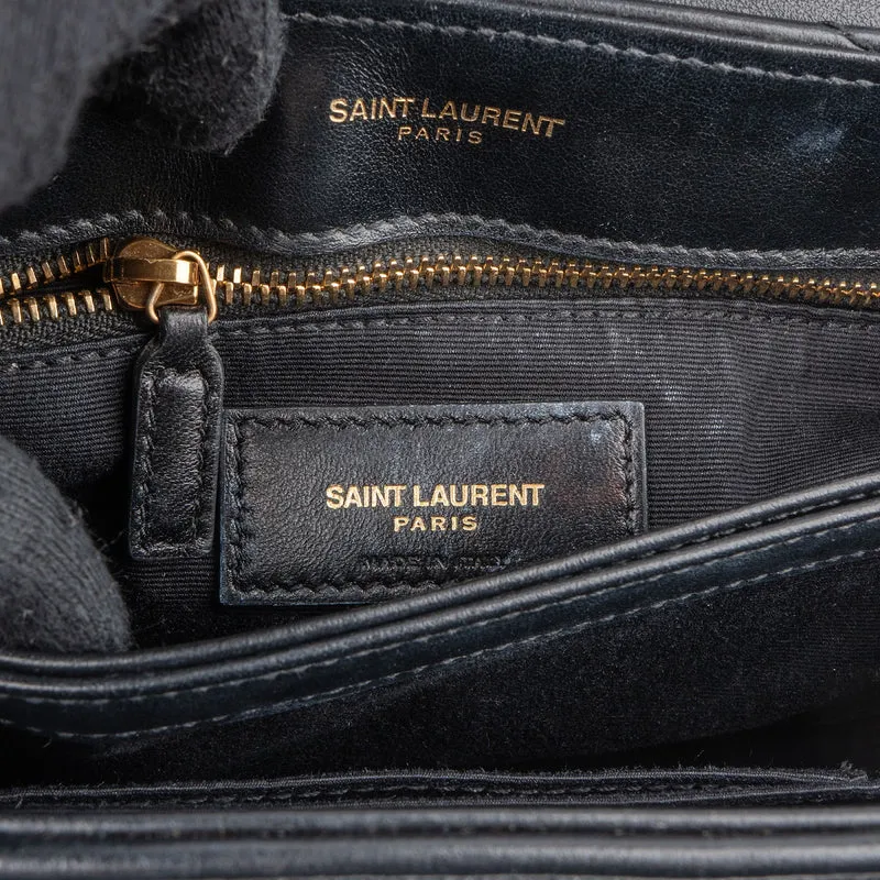 Saint Laurent Quilted Leather Loulou Toy Crossbody Bag