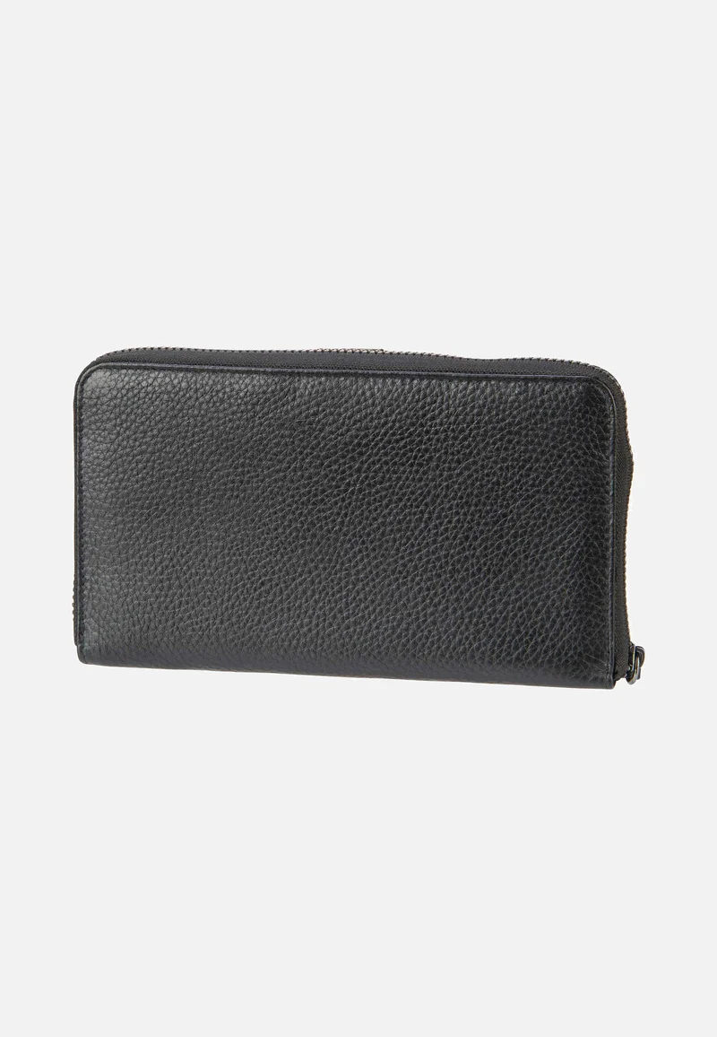 Elsa Long Ladies Zip Key Schwarz - Portemonnaie
