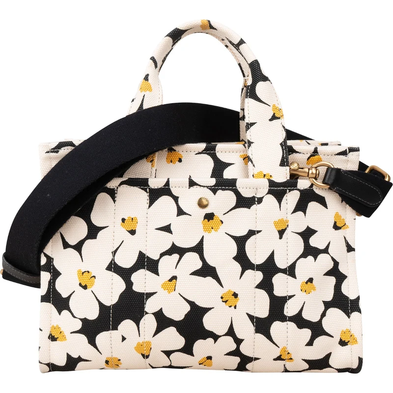 Coach Canvas Ditsy Floral Print Tote 26 Handbag