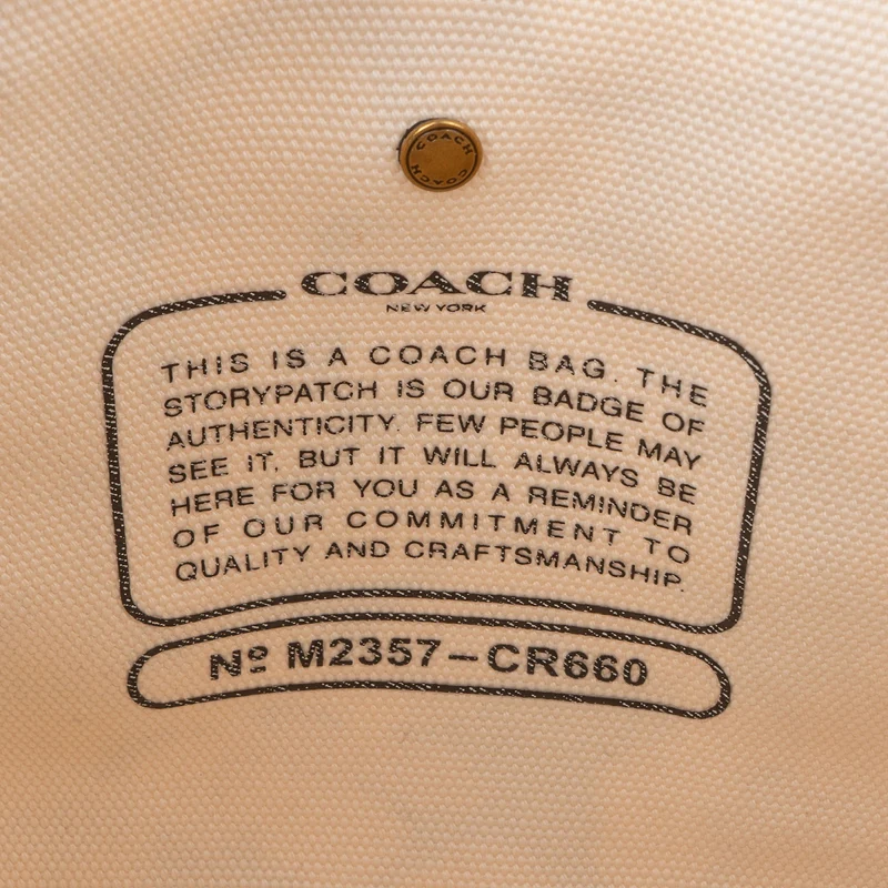 Coach Canvas Ditsy Floral Print Tote 26 Handbag