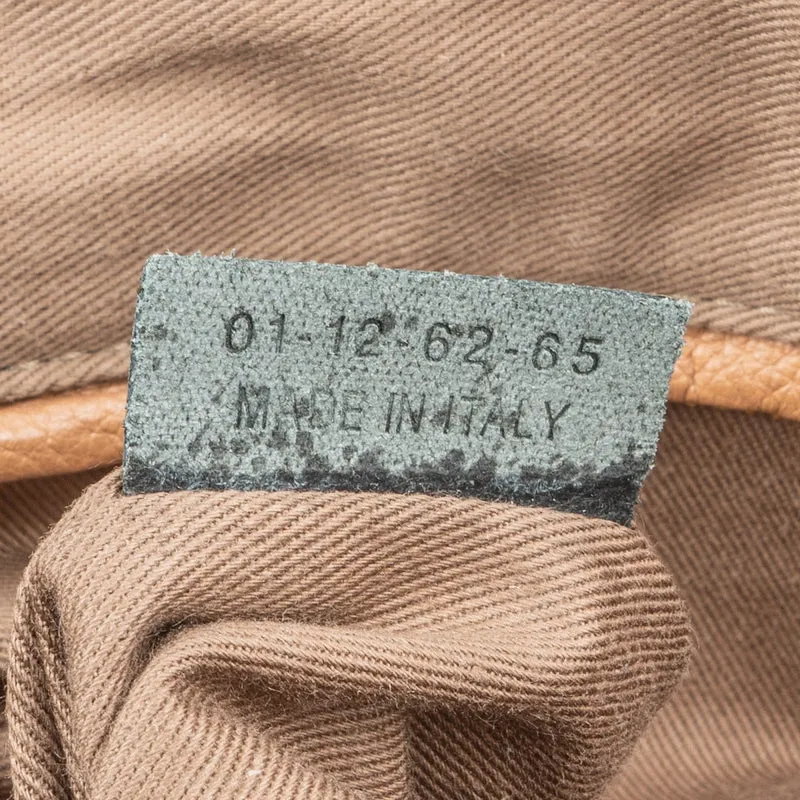 Chloé Grained Calfskin Marcie Large Hobo Saddle Handbag