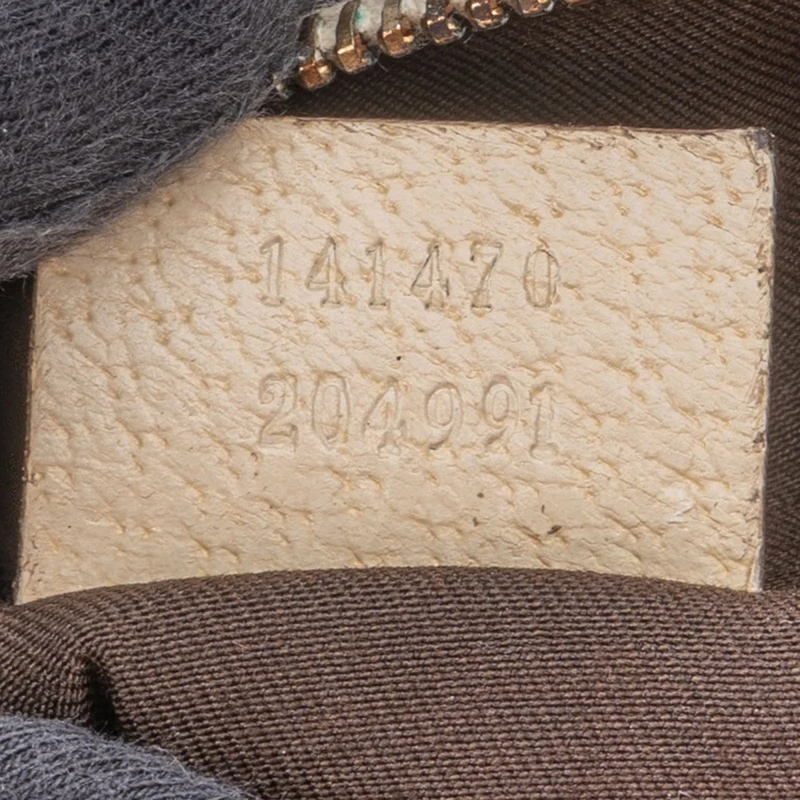 Gucci Monogram GG Canvas Abbey Tote Shoulder Bag