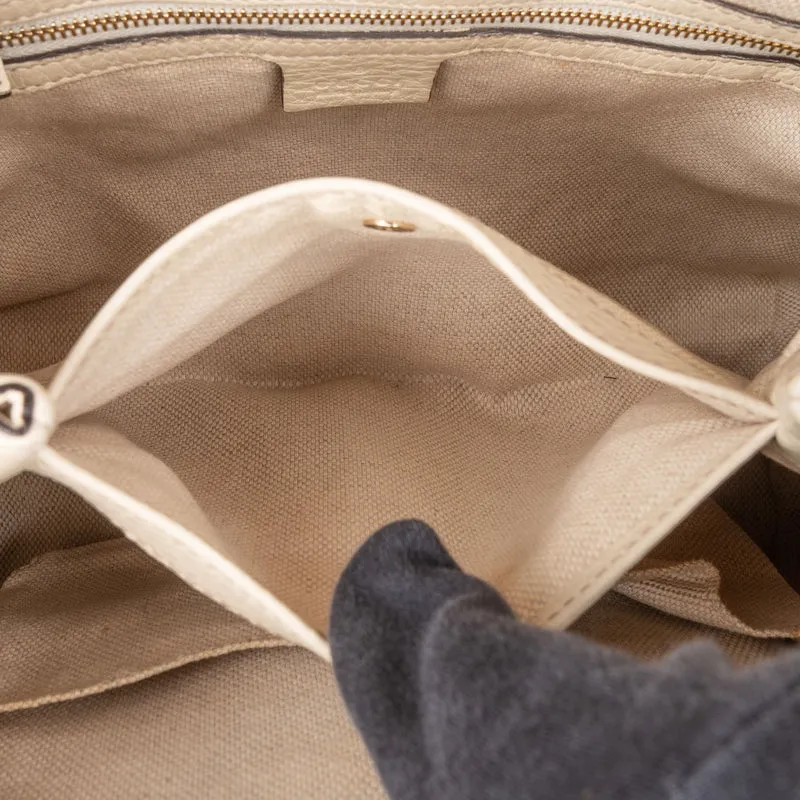 Gucci Monogram GG Canvas Diana Bambus Handle Small Tote Handbag