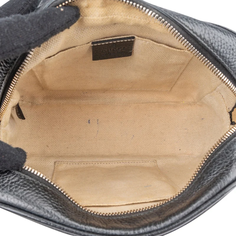 Gucci Black Leather Soho Disco Crossbody Bag