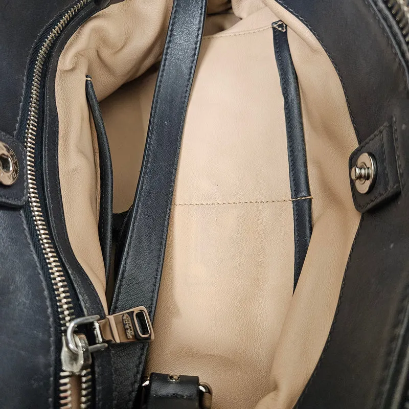 Prada Quiilted Nappa Leather Gaufre Satchel Handbag