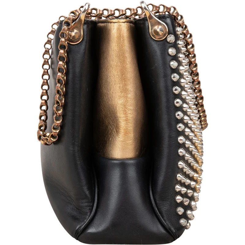 Christian Louboutin Leather Paloma S Spikes Crossbody Bag