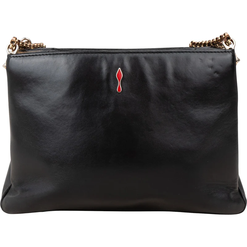 Christian Louboutin Leather Paloma S Spikes Crossbody Bag