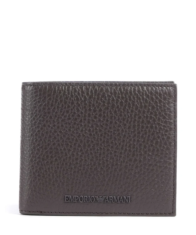 Emporio Armani Business Regenerated Geldbörse black coffee