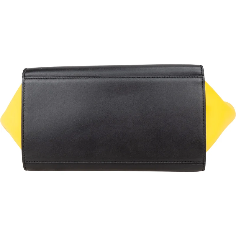 Céline Tricolor Leather Trapeze Handbag
