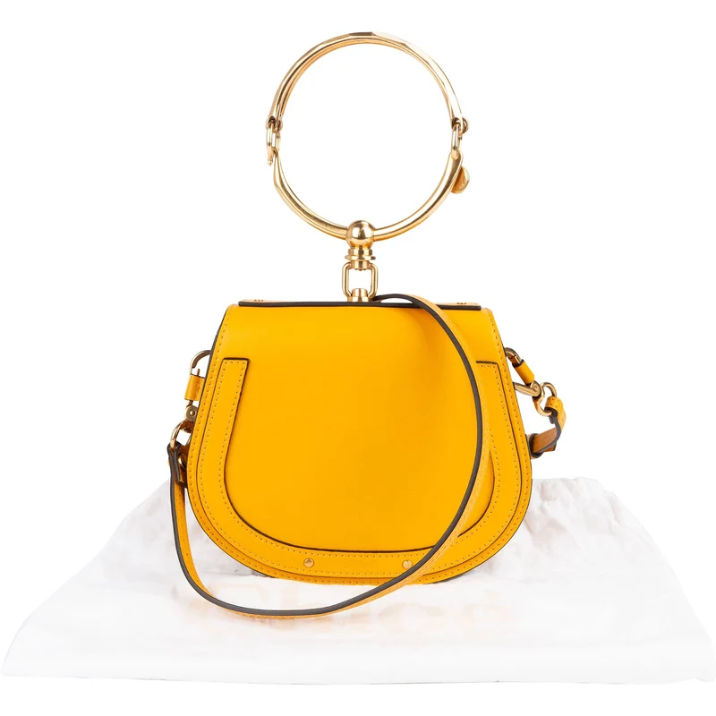 Chloé Yellow Leather Nile Small Handbag