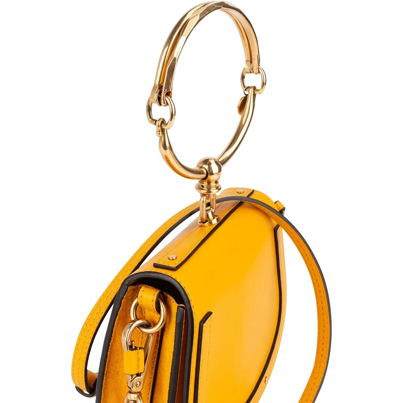 Chloé Yellow Leather Nile Small Handbag