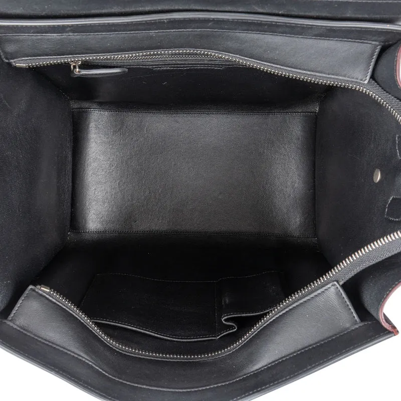 Céline TricolorLeather Luggage Handbag