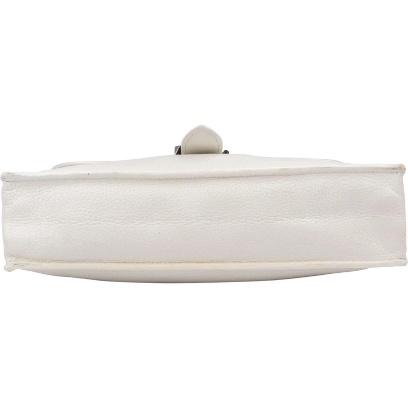 Hermès New White Togo Leather Sac à Dépêches Small 27 Business Handbag