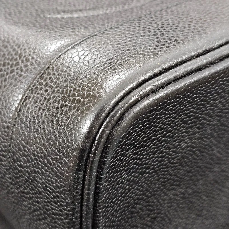 Chanel Caviar Leather CC Vanity Case Handbag