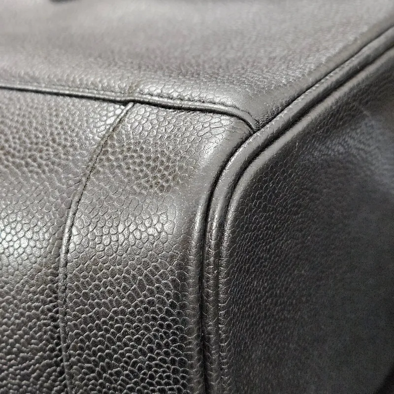 Chanel Caviar Leather CC Vanity Case Handbag