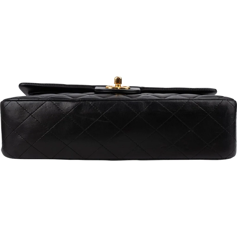 Chanel Quilted Lambskin Medium Double Flap Shoulder Bag