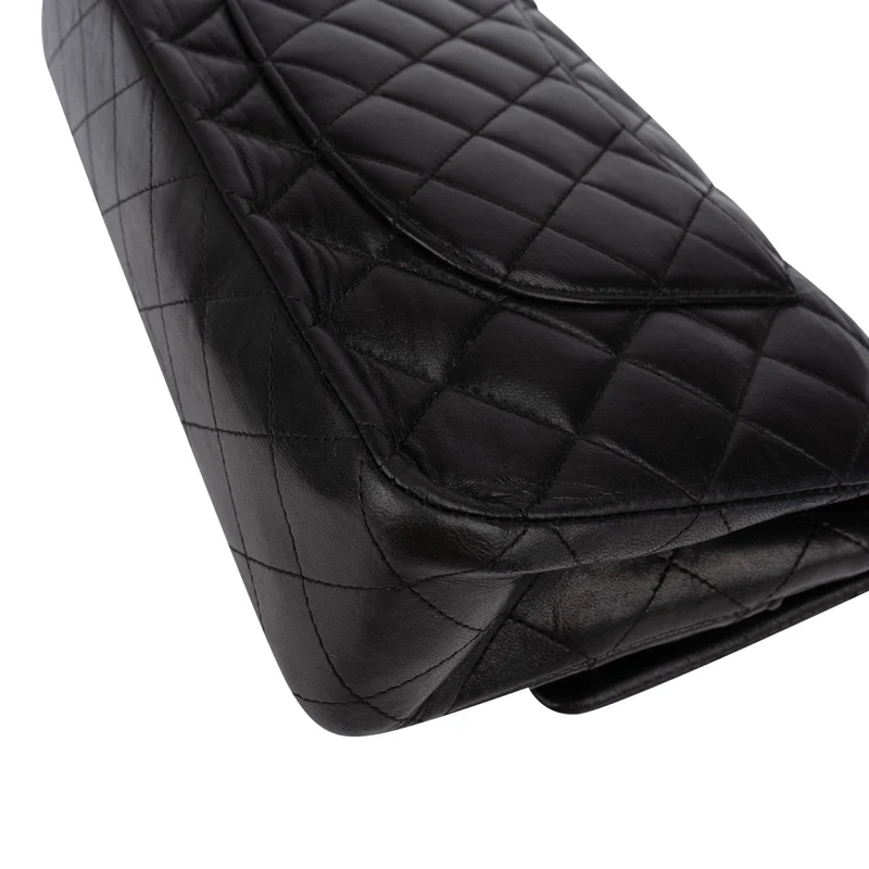 Chanel Quilted Lambskin Medium Double Flap Shoulder Bag