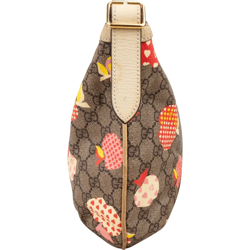 Gucci Monogram GG Supreme Les Pommes Small Crossbody Bag