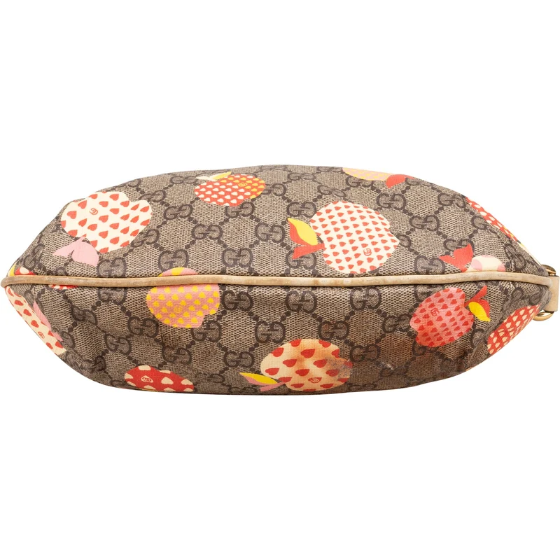 Gucci Monogram GG Supreme Les Pommes Small Crossbody Bag