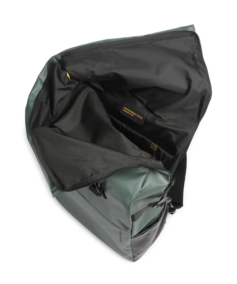 Mandarina Duck Coated Laptop-Rucksack deep green
