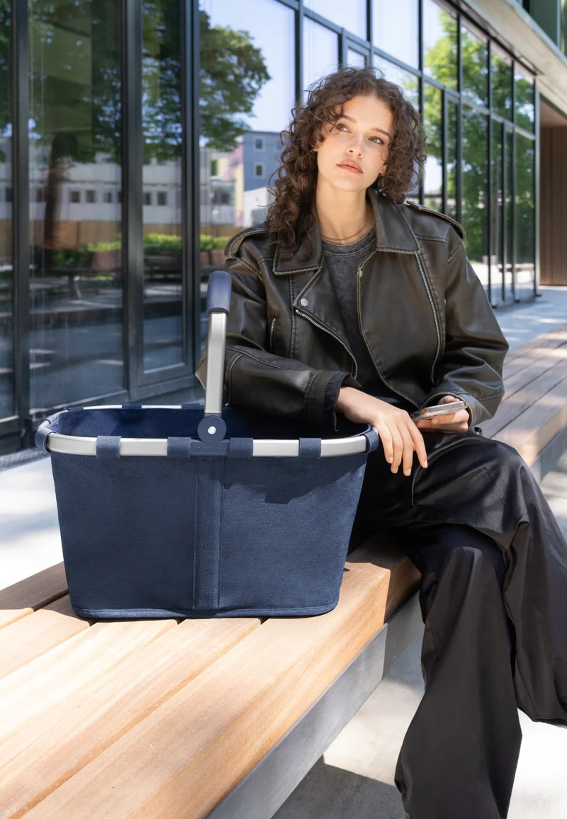 Carrybag Frame Twist Navy - Einkaufskorb
