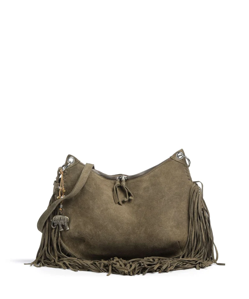 Anokhi Umhängetasche olive