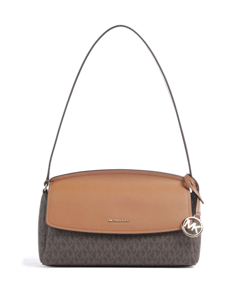 Michael Kors Landry Medium Schultertasche brown/acorn