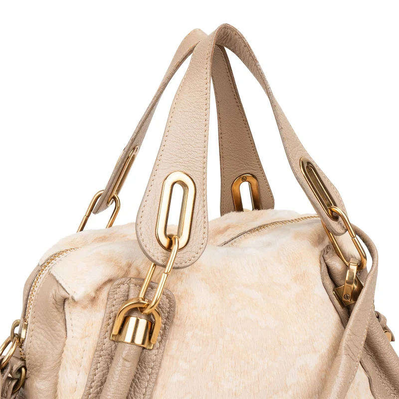 Chloé Limited Edition Calf Hair Paraty Handbag