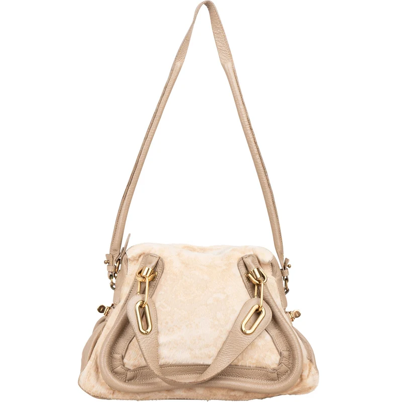 Chloé Limited Edition Calf Hair Paraty Handbag