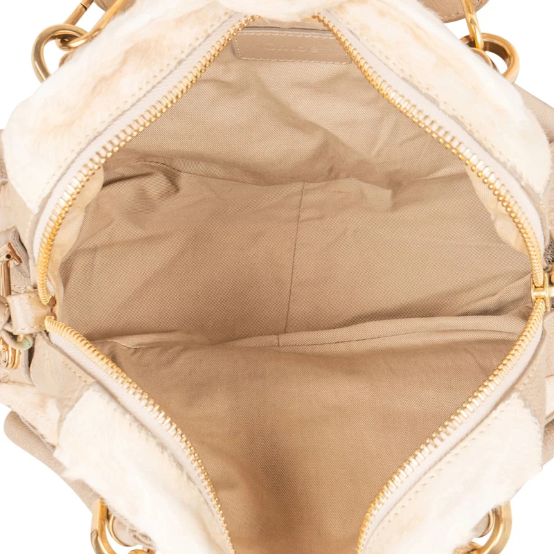 Chloé Limited Edition Calf Hair Paraty Handbag