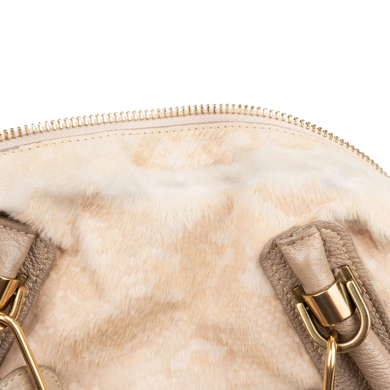 Chloé Limited Edition Calf Hair Paraty Handbag