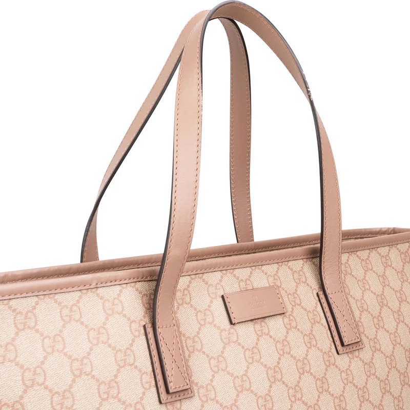 Gucci Monogram GG Supreme Canvas Tote Shoulder Bag