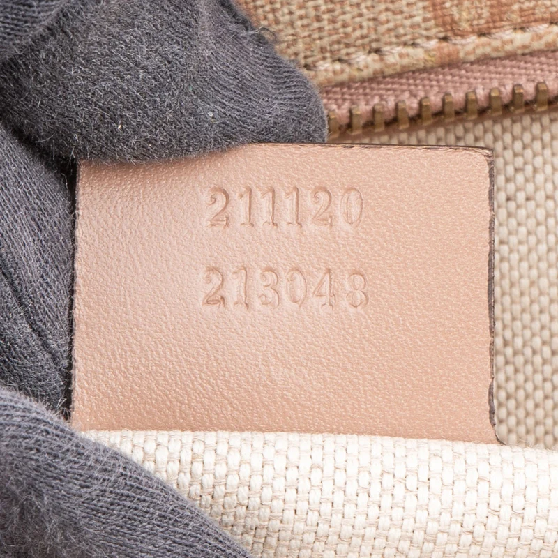 Gucci Monogram GG Supreme Canvas Tote Shoulder Bag