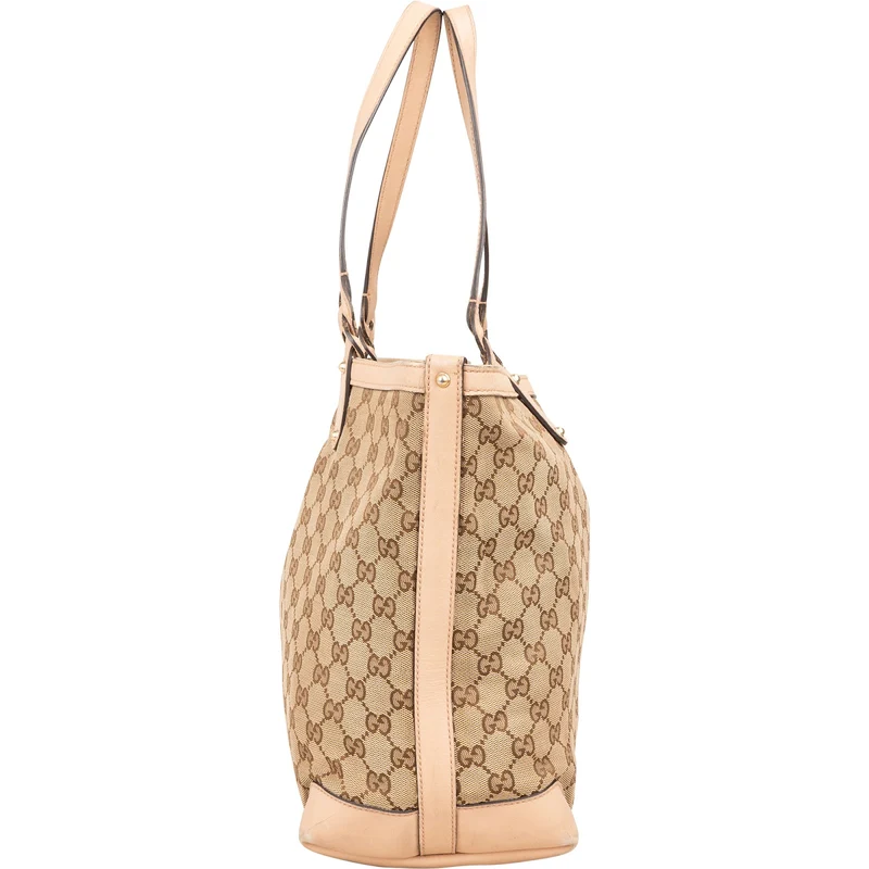 Gucci Monogram GG Canvas Bree Tote Shoulder Bag